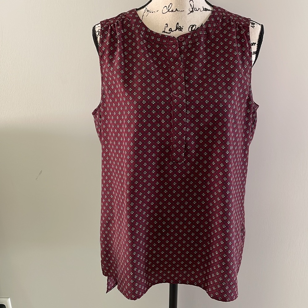 Burgundy Loft Blouse